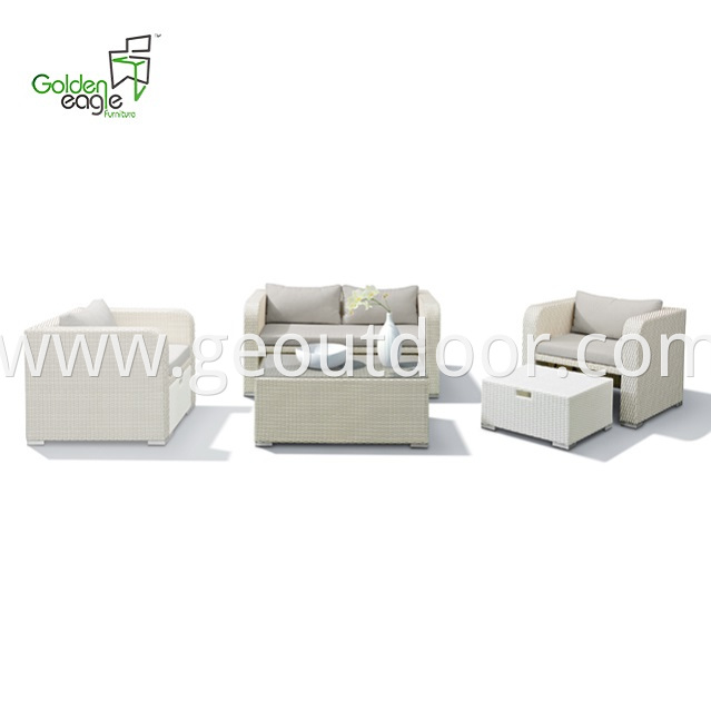 Aluminum Rattan Sofa